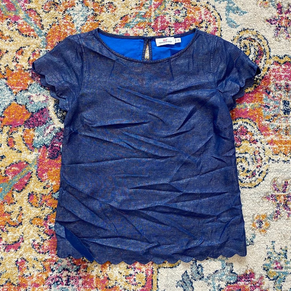Vineyard Vines Denim Shirt - Sz 00